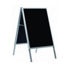 Krétás felületű írható, aluminium megállítótábla