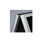 Krétás felületű írható, aluminium megállítótábla