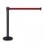 Szalagos, krómozott kordonoszlop piros, kék vagy fekete 3 m-es szalaggal