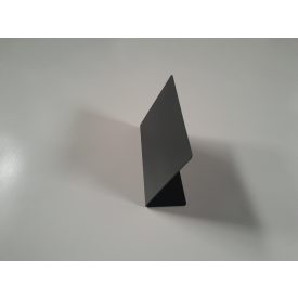 Asztali talpas fekete ártábla, krétatábla 70x100 mm