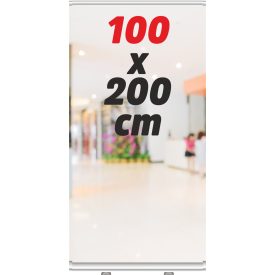 Roll-up 100x200 cm (szerkezet+nyomat+táska)