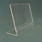 A6, fekvő, 1 oldalas, döntött asztali laptartó, menütartó_UMSLY03000