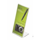 1/3-ad A4 (99x210 mm), álló, 1 oldalas, döntött asztali laptartó, menütartó_UMSLD04000