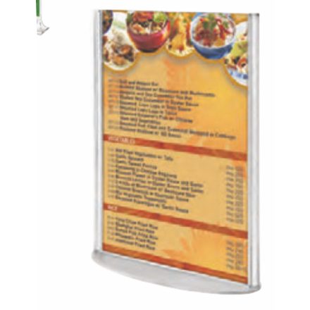 A5, álló, 2 oldalas, asztali laptartó, menütartó_UMSDOLDNA5