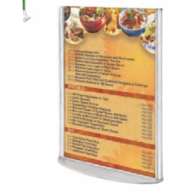   A4, álló, 2 oldalas, asztali laptartó, menütartó_UMSDOLDNA4