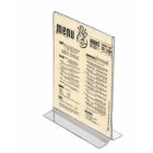 A4 (210x297 mm), álló,2 oldalas, asztali laptartó, menütartó_UMSTD01000
