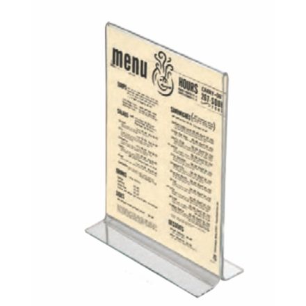 A4 (210x297 mm), álló,2 oldalas, asztali laptartó, menütartó_UMSTD01000