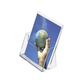   Álló asztali szórólaptartó A5 (148,5x210 mm) szórólap részére, 1 rekesz_UMSD001005