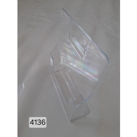 Asztali szórólaptartó A4 szórólap részére, 1 rekeszes