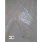 fali szórólaptartó A4 szórólap részére, 1 rekeszes