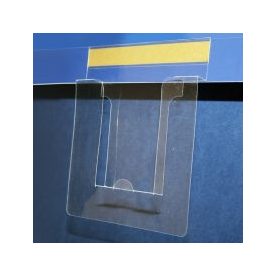   ÖNTAPADÓS Fali szórólaptartó, A6 szórólapoknak, 1 rekeszes