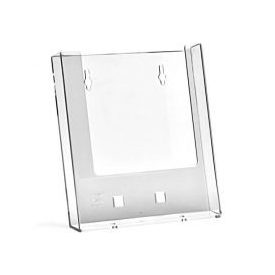 Asztali szórólaptartó A5 szórólap részére, 1 rekeszes