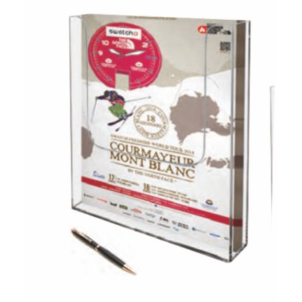 Fali szórólaptartó A4 szórólap részére, 1 rekesz_UMSD008100