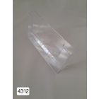 Álló asztali szórólaptartó, LA4 (99x210 mm) szórólapoknak, 3 rekeszes