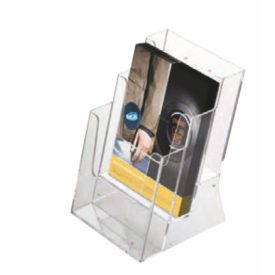   Asztali szórólaptartó A4 (210x297 mm) szórólap részére, 3 rekesz_UMSD003000