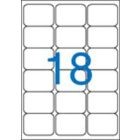 Etikett, univerzális, 63,5x46,6 mm, VICTORIA PAPER, 1800 etikett/csomag