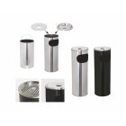 Rozsdamentes szemeteskuka 18-30 literes, hamutálcával