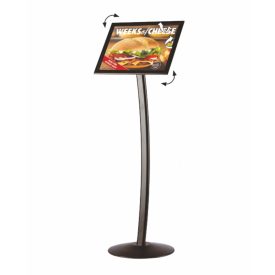 Laptartó állvány A4-A3-as fekete forgatható kerettel