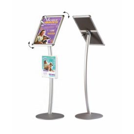 Laptartó állvány A4-A3-as ezüst forgatható kerettel