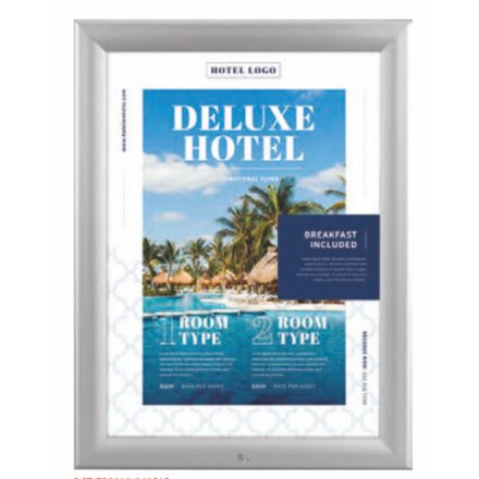 Kültéri időjárásálló plakátkeret A4-A3-A2-A1-A0-B2-B1-B0 méret