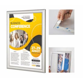   Üvegfelületre ragasztható plakátkeret A4-A3-A2-A1-A0-B2-B1-B0 méretben