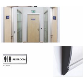 Névtábla, ajtótábla 052 mm-es aluprofilból