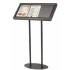 Állványos menütartó, laptartó 3xA4 lap számára