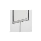 Állítható magasságú infóállvány A4-A3-as, kétoldalas kerettel