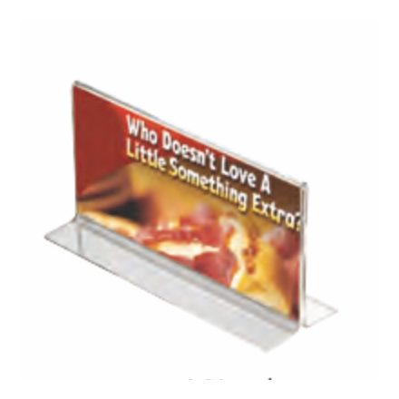 1/3-ad A4, fekvő, 2 oldalas, asztali laptartó, menütartó_UMSTY04000