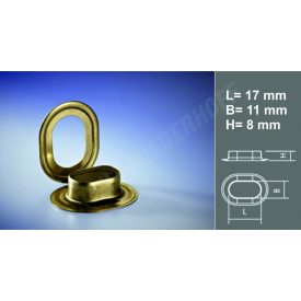 _Ovál kis elfordítófül-babazárhoz