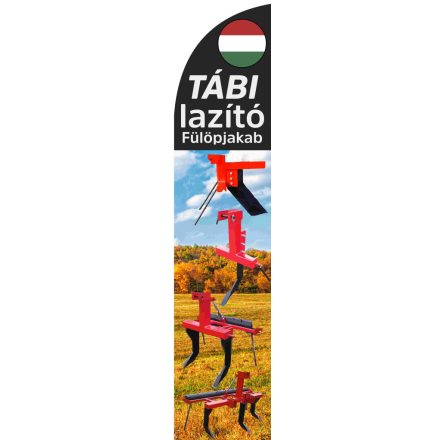 Egyedi grafikás Beach-flag/Strandzászló nyomat (RUDAZAT nélkül)