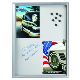   Beltéri plakáttartó vitrin 4xA4/2xA3 lap számára, mágneses hátlap