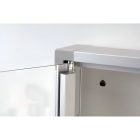 Időjárásálló plakáttartó vitrin 6xA4 lap számára, mágneses hátlap_usbnu206a4