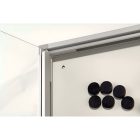 Beltéri plakáttartó vitrin 9xA4 lap számára, mágneses hátlap