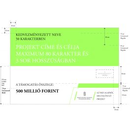 Nemzeti Kutatási, Fejlesztési és Innovációs Alap projekttáblák, matricák
