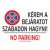 Kérem a bejáratot szabadon hagyni! tábla, matrica A4-A3-A2 méret