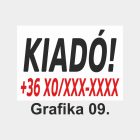 Kiadó tábla, matrica, molinó