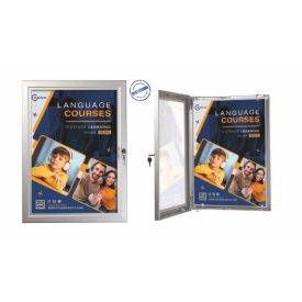   Kültéri plakáttartó vitrin 1xA4 (297 x 210 mm) plakáthoz_USBN0000A4