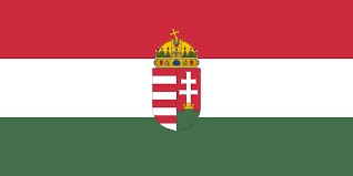 Magyar zászló címerrel, magyar zászló címer nélkül