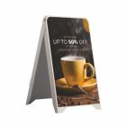 Matricázható felületű műanyag megállítótábla