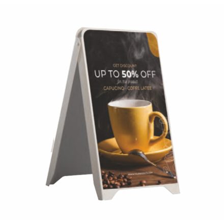 Matricázható felületű műanyag megállítótábla