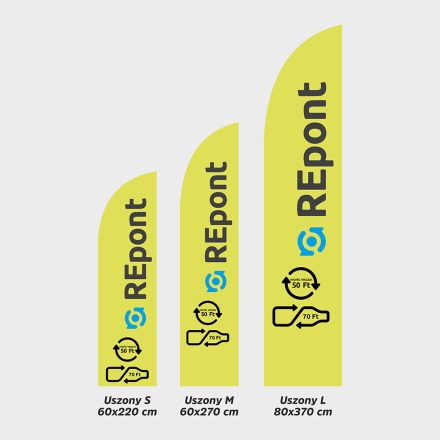 Repont Beach-flag/Strandzászló nyomat (RUDAZAT nélkül)