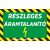 Részleges áramtalanító Matrica, tábla