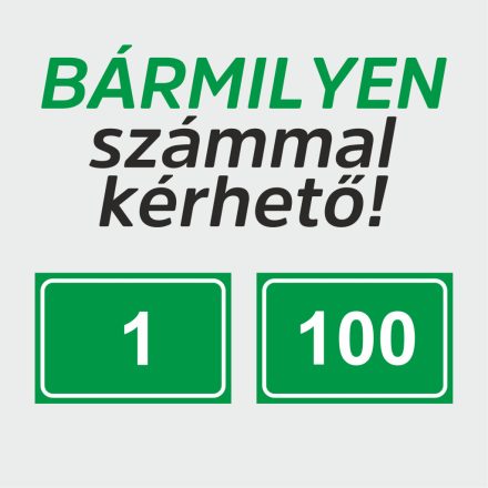 Születésnapi KRESZ tábla, zöld-fehér