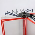 Asztali regiszter lapozgató állvány akár 50 db A4 laptartóhoz