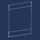 Fali laptartó, menütartó A6, 2 oldalon nyitott