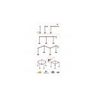 Szalagos, fekete vagy krómozott kordonoszlop 1,8 m-es szalaggal