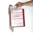 Fali lapozgató 5 db kék  vagy piros A4-es kerettel