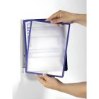 Fali lapozgató 5 db kék  vagy piros A4-es kerettel